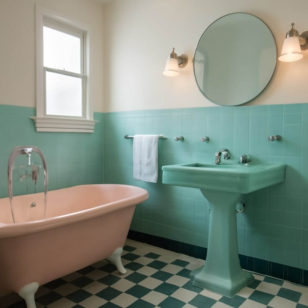 50s bathroom remodel