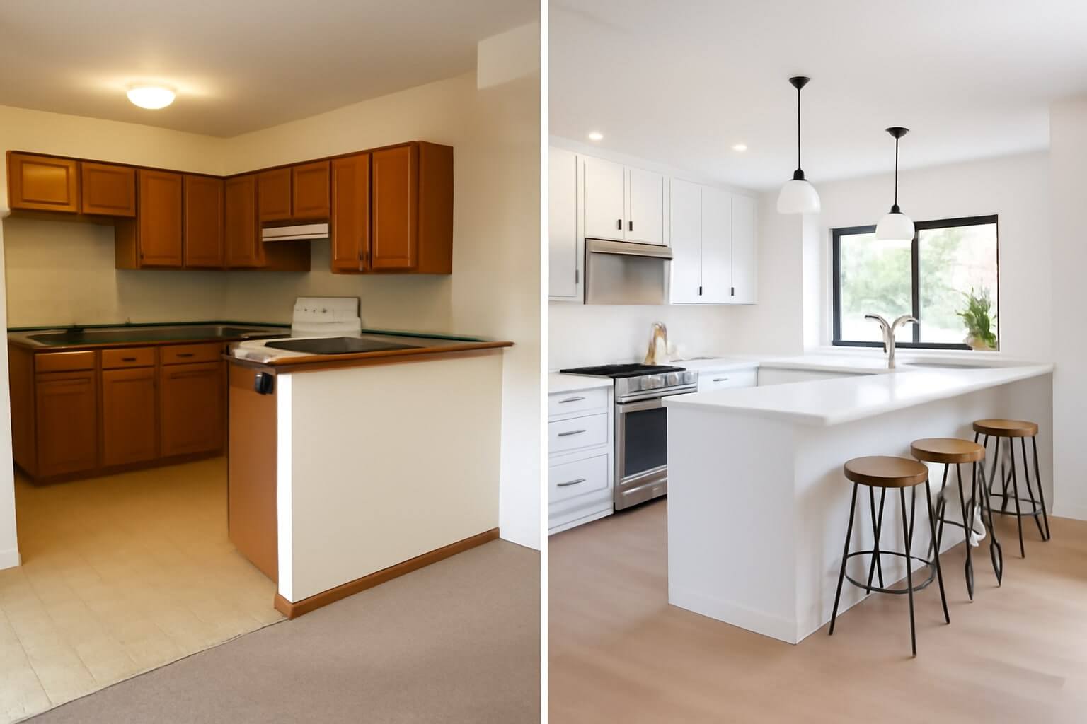 10 Eye-Opening Split Level Kitchen Remodels Before and After