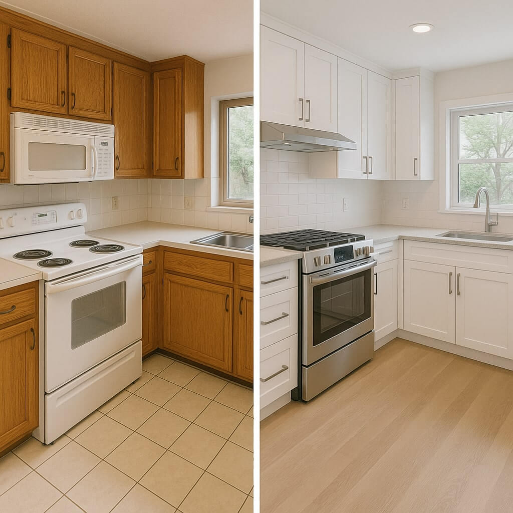 Revitalize Your 1980S Kitchen With Practical Remodel Before and After